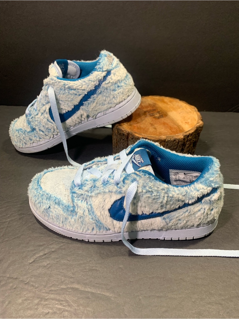 Nike Dunk Low Youth Blue “Abominable Snowman “ Sneakers Shoe Size-1.5Y